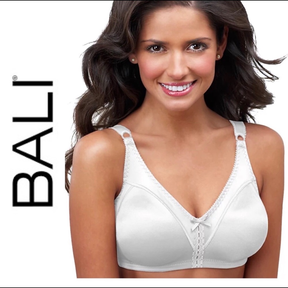 Bali size 40D double support white bra lot/3 style 3820